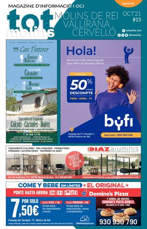 Portada de Tot Molins número 15